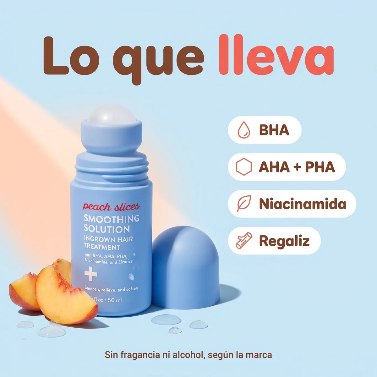 Ingredientes: BHA, AHA, PHA, niacinamida y regaliz